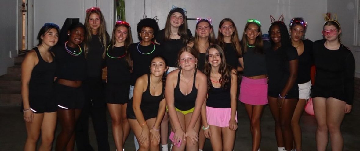 Tina with Oakwood Friends on Halloween